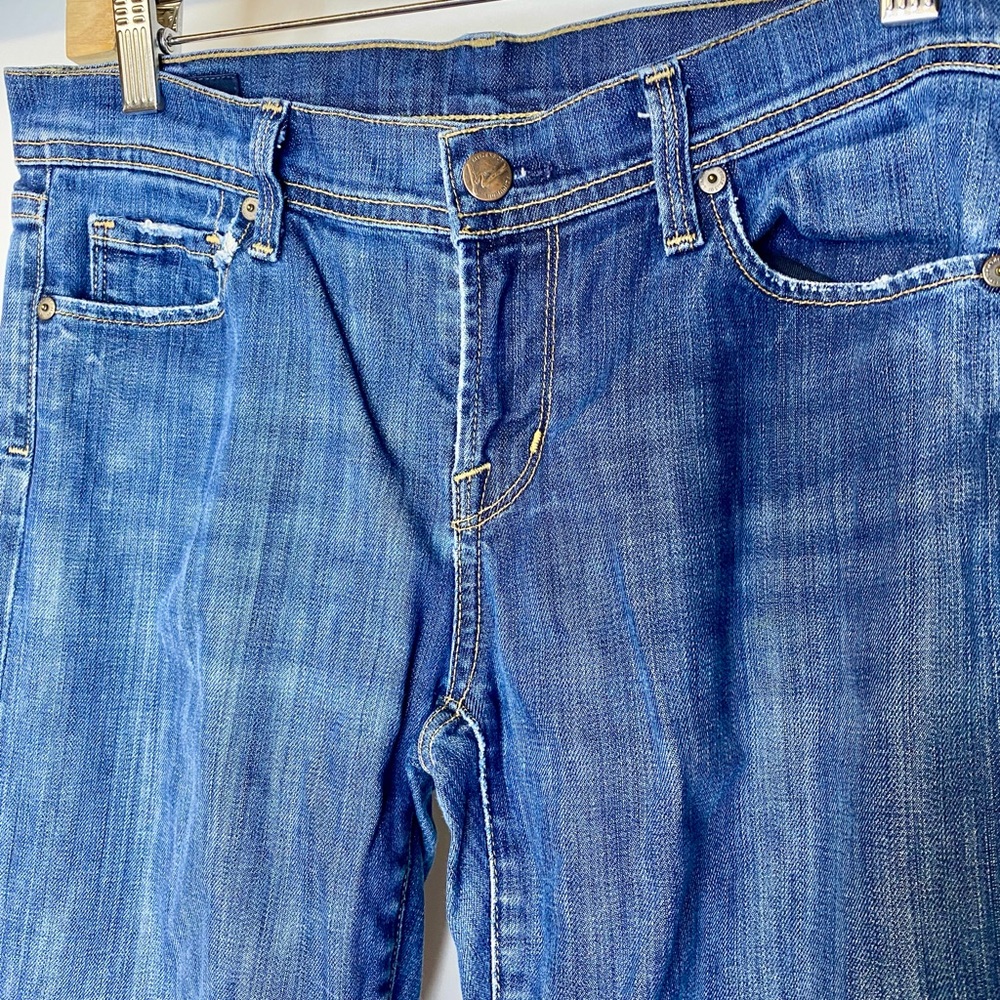 Citizens of Humanity low waist flare stretch jeans - Picture 3 of 10